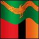 3D Zambia Flag