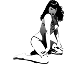 Bettie Page art