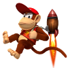 Diddy Kong rocket