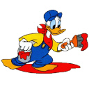 Donald Duck Painting