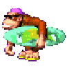Funky Kong surfer
