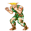 Guile sneaky stance