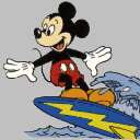 Mickey Surfing