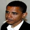 Obama smoking