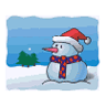 Snowman Scene