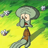 Squidward Moping