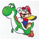 Super Mario Riding Yoshi