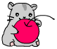 cute little cherry mouse
