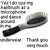 dance hairbrush avatar