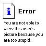 stupidness error